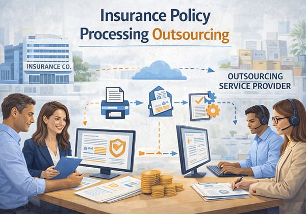 Insurance policy processing outsourcing